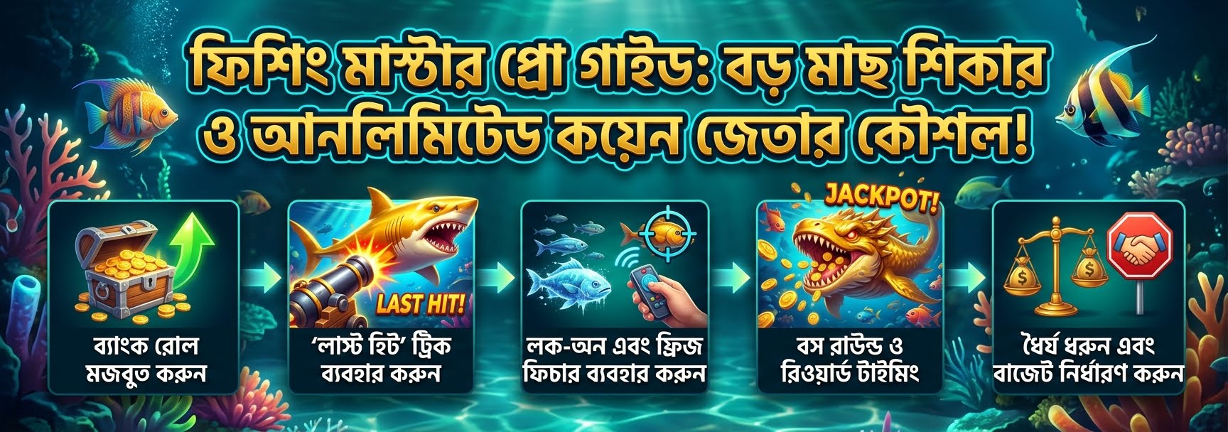 [ZH-CN] ফিশিং মাস্টার গাইড: বড় মাছ শিকার ও আনলিমিটেড কয়েন জেতার গোপন কৌশল!